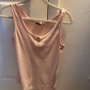 Pink cami w buttons <3